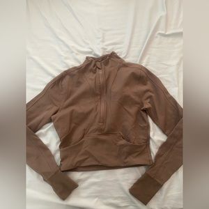 NWOT Nude brown active jacket